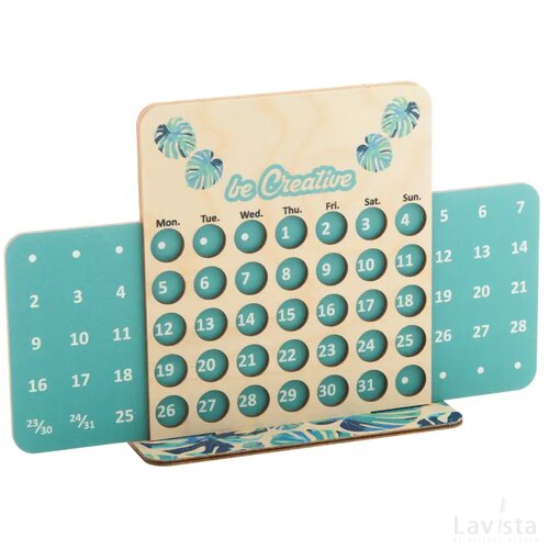 Forever Creative Custom Made Eeuwigdurende Kalender Natuurlijk