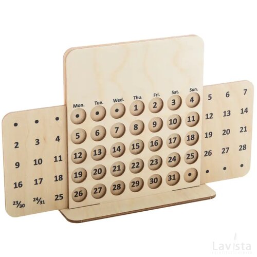 Forever Creative Custom Made Eeuwigdurende Kalender Natuurlijk