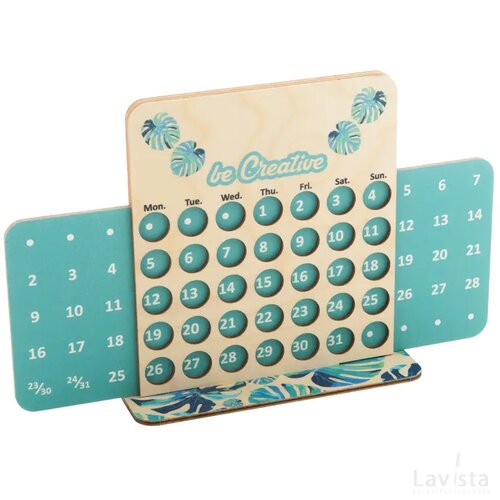 Forever Creative Custom Made Eeuwigdurende Kalender Natuurlijk