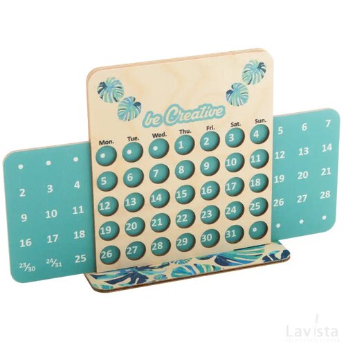 Forever Creative Custom Made Eeuwigdurende Kalender Natuurlijk