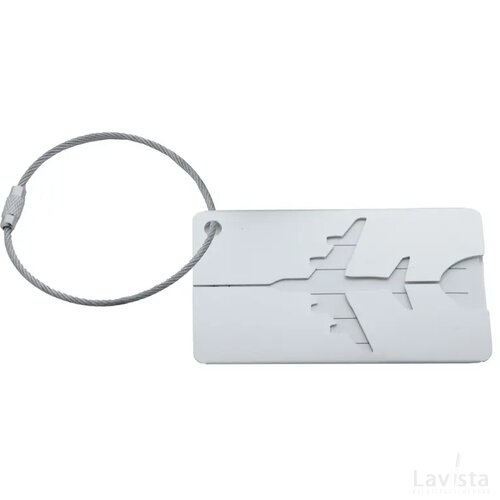 Orlando Kofferlabel Zilver