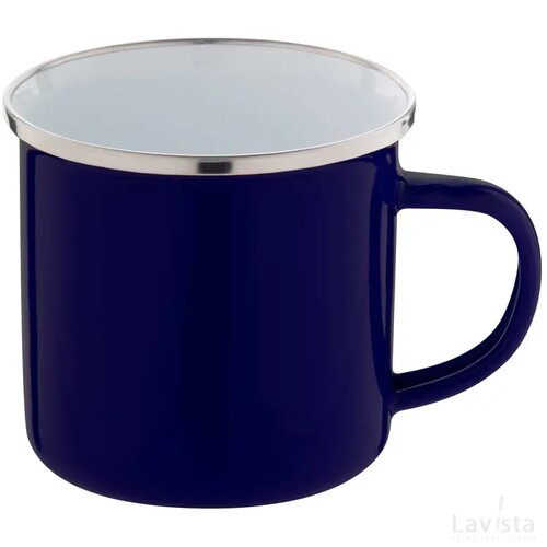 Enavint Emaille Mok Donker Blauw