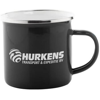 Enavint Emaille Mok Zwart 300 ml