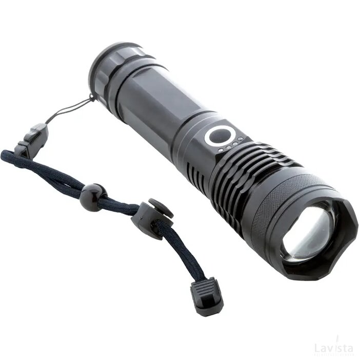 Chargelight Ultra Oplaadbare Zaklamp Zwart