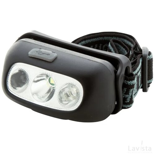 Rexplorer Oplaadbare Koplamp Zwart