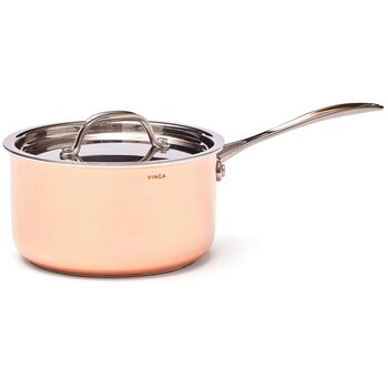 VINGA Baron koperen kookpan bruin
