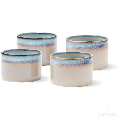 VINGA Nomimono kleine schaaltjes, set van 4 stuks beige