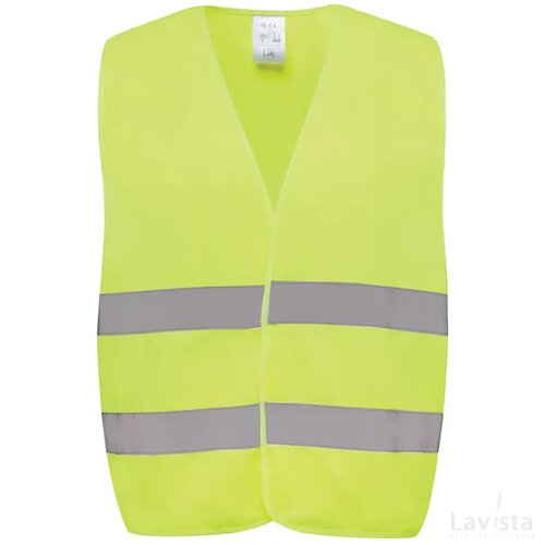 GRS gerecycled PET reflecterend veiligheidsvest geel