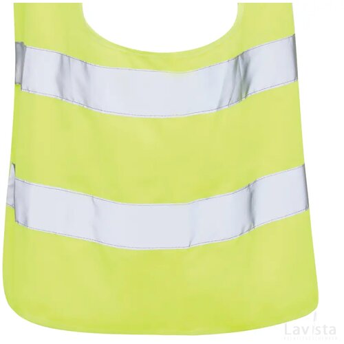 GRS gerecycled PET reflecterend veiligheidsvest geel