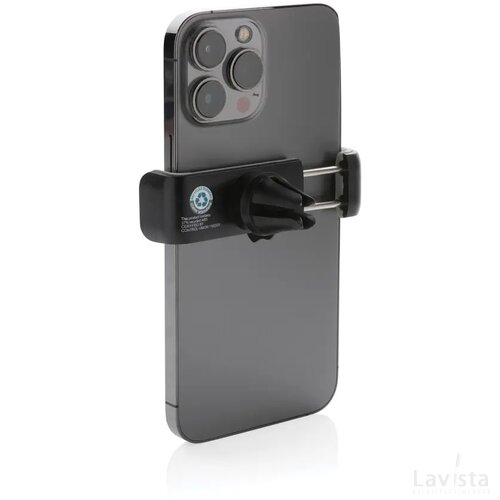 Acar RCS gerecycled plastic 360 auto telefoonhouder zwart