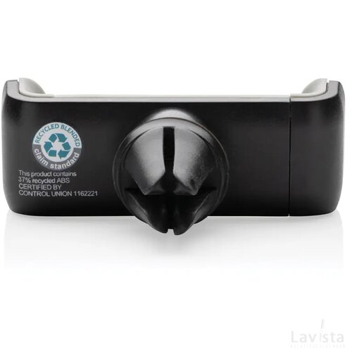 Acar RCS gerecycled plastic 360 auto telefoonhouder zwart