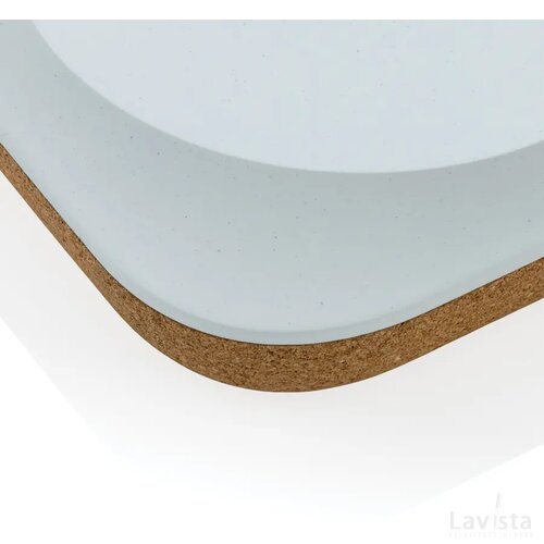 Oregon RCS gerecycled plastic en kurk 10W draadloze lader bruin