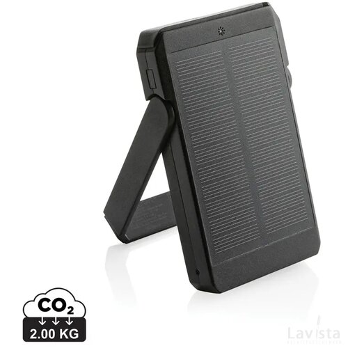 Skywave RCS rerecycled solar powerbank 5.000 mah 10W zwart