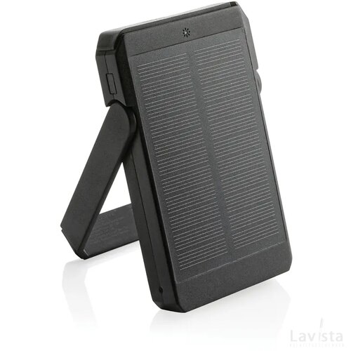 Skywave RCS rerecycled solar powerbank 5.000 mah 10W zwart