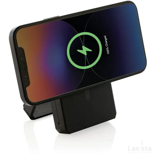 Skywave RCS rerecycled solar powerbank 5.000 mah 10W zwart