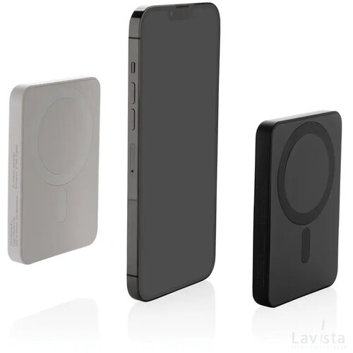 Magnetix RCS rplastic 5000 mah magnetische powerbank wit