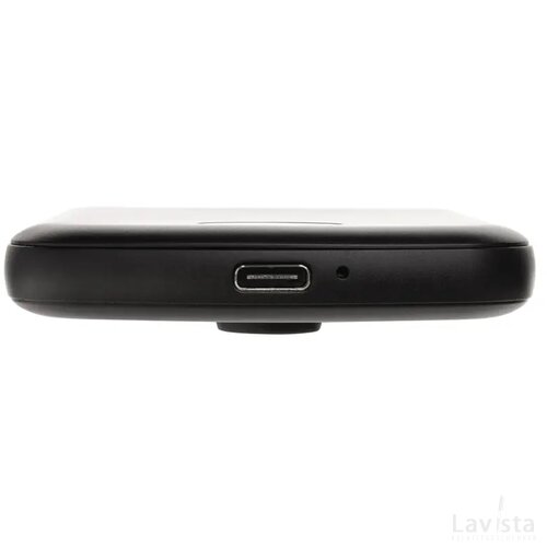 MagBoost gerecycled plastic 5000 mah magnetische powerbank zwart