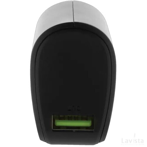 FlashCharge RCS rplastic 5000 mah powerbank met snelladen zwart