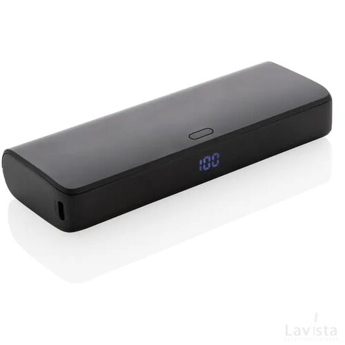 FlashCharge RCS rplastic 20000 mah powerbank met snelladen zwart