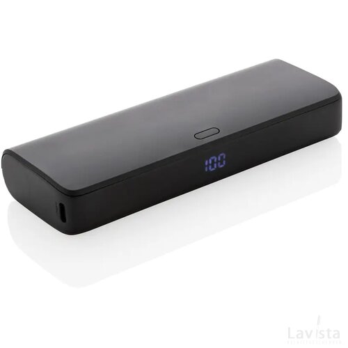 FlashCharge RCS rplastic 20000 mah powerbank met snelladen zwart