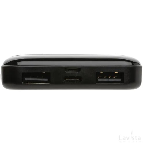 RCS gerecycled plastic 5.000 mAh powerbank zwart