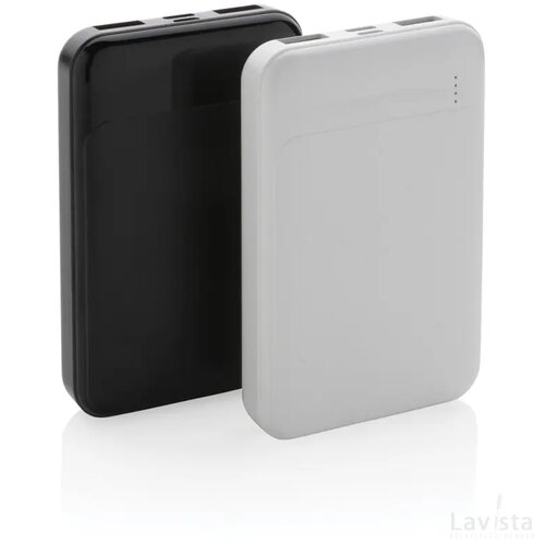 RCS gerecycled plastic 5.000 mAh powerbank wit