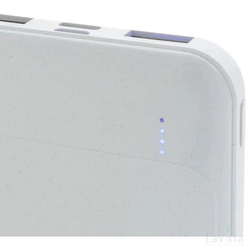 RCS gerecycled plastic 5.000 mAh powerbank wit