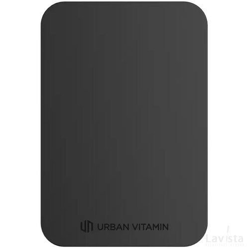 Urban Vitamin Burbank RCS rplastic/alu 3.000 mAh powerbank zwart