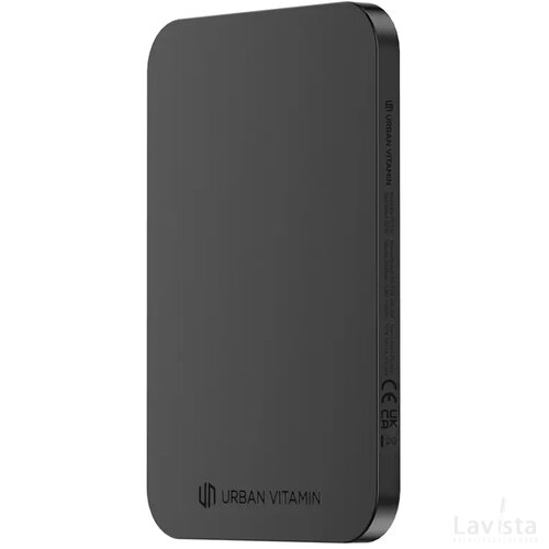 Urban Vitamin Burbank RCS rplastic/alu 3.000 mAh powerbank zwart