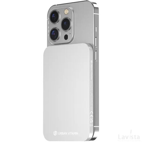 Urban Vitamin Burbank RCS rplastic/alu 3.000 mAh powerbank zilver