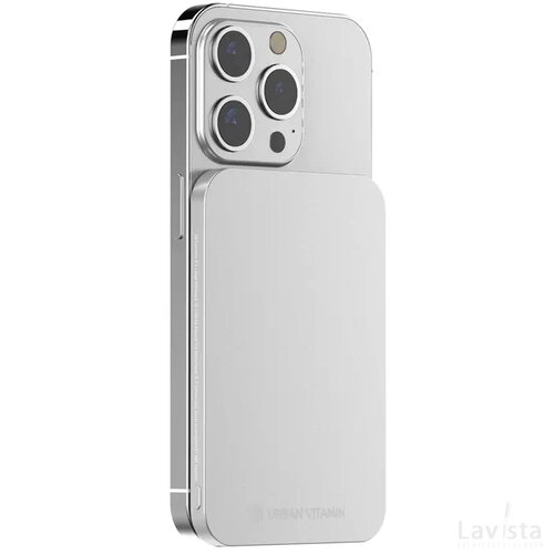 Urban Vitamin Burbank RCS rplastic/alu 3.000 mAh powerbank zilver