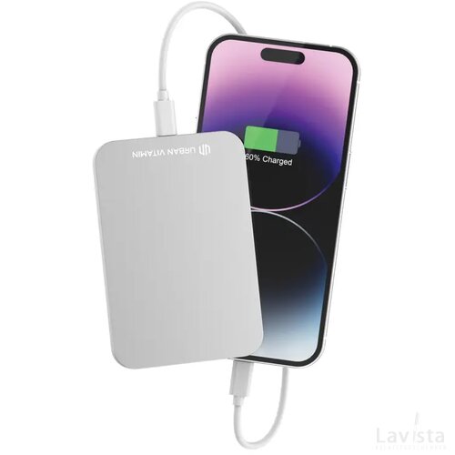 Urban Vitamin Burbank RCS rplastic/alu 3.000 mAh powerbank zilver
