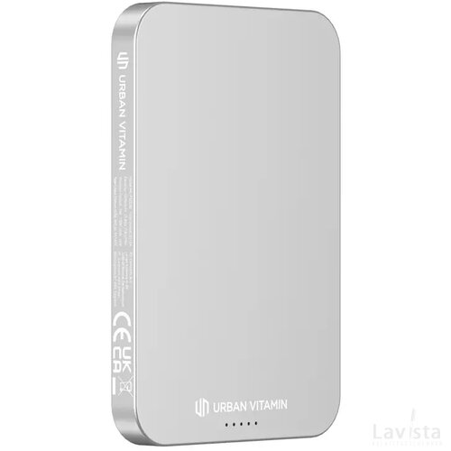 Urban Vitamin Richmond RCS rplastic/alu 5000 mAh powerbank zilver