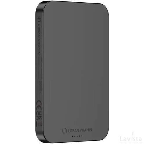 Urban Vitamin Richmond RCS rplastic/alu 5000 mAh powerbank zwart
