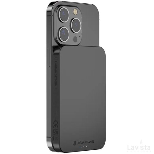 Urban Vitamin Richmond RCS rplastic/alu 5000 mAh powerbank zwart