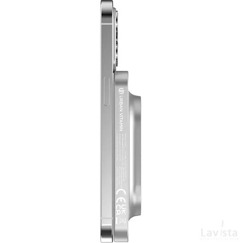 Urban Vitamin Malibu RCS aluminum 2 in 1 5000 mAh powerbank zilver