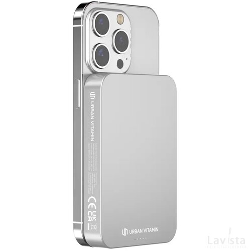 Urban Vitamin Compton RCS rplastic/alu 10.00 powerbank zilver