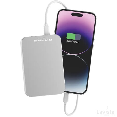 Urban Vitamin Compton RCS rplastic/alu 10.00 powerbank zilver