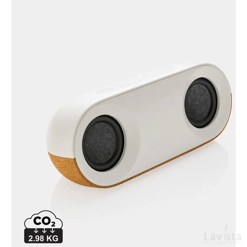 Oregon RCS gerecycled plastic en kurk 10W speaker bruin