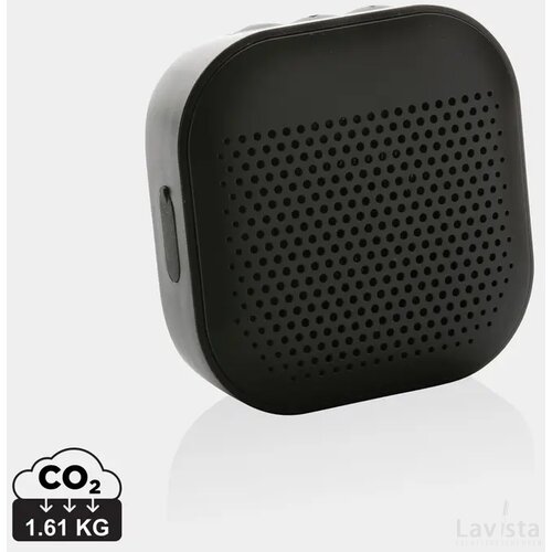 RCS gerecycled plastic Soundbox 3W speaker zwart