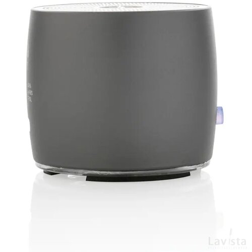 Swiss Peak RCS gerecycled aluminium 3W bass speaker grijs