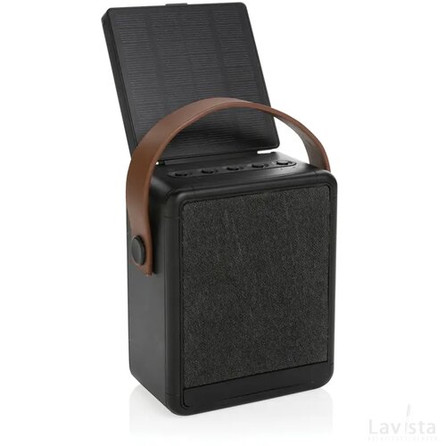 Skywave RCS gerecycled plastic solar speaker 12W zwart