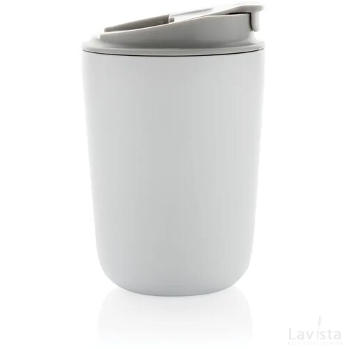 Cuppa RCS gerecycled rvs vacuümbeker met koord wit