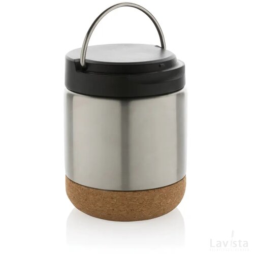 Savory RCS gecertificeerd gerecycled rvs foodcontainer zilver