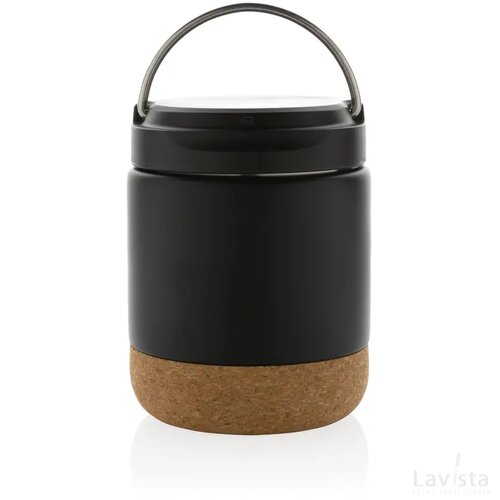 Savory RCS gecertificeerd gerecycled rvs foodcontainer zwart