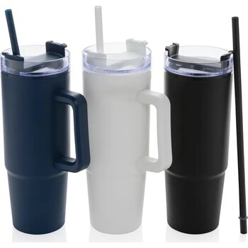 Tana RCS plastic tumbler met handvat 900 ml wit