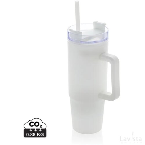 Tana RCS plastic tumbler met handvat 900 ml wit