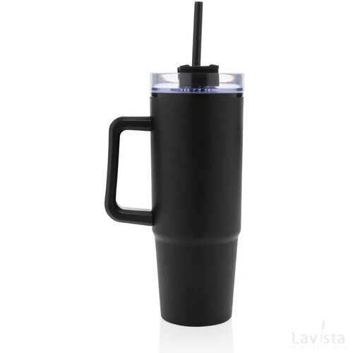 Tana RCS plastic tumbler met handvat 900 ml zwart