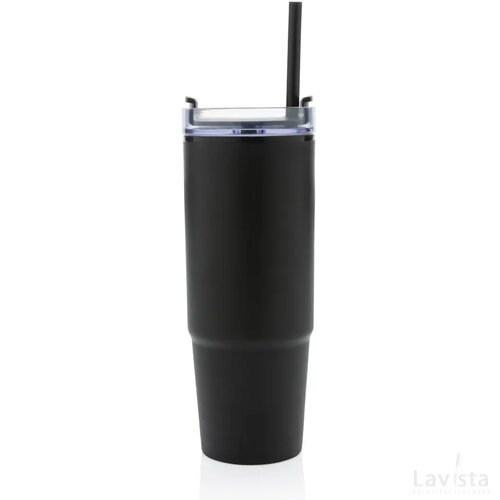Tana RCS plastic tumbler met handvat 900 ml zwart