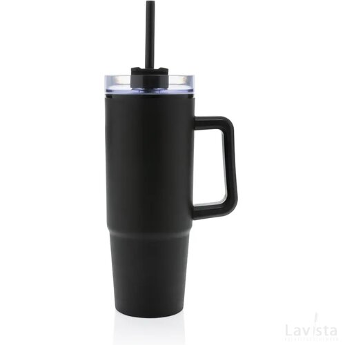 Tana RCS plastic tumbler met handvat 900 ml zwart